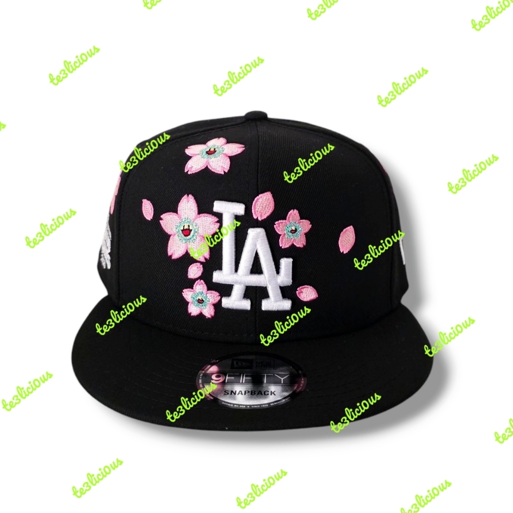 NEW ERA x TAKASHI MURAKAMI 2025 MLB TOKYO 9FIFTY DODGERS BLACK SNAPBACK HAT